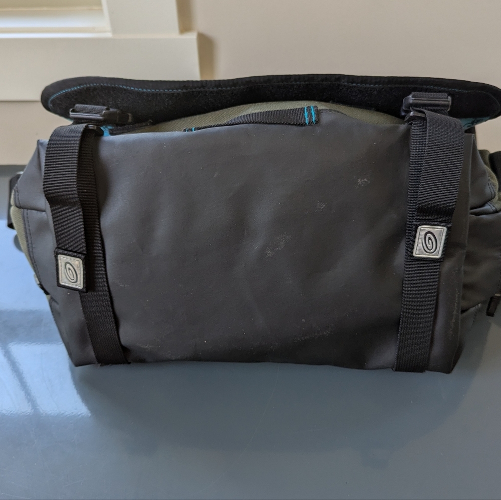 Timbuk2 Stork Messenger Diaper Bag Green Coated‎ Canvas - Picture 11 of 15